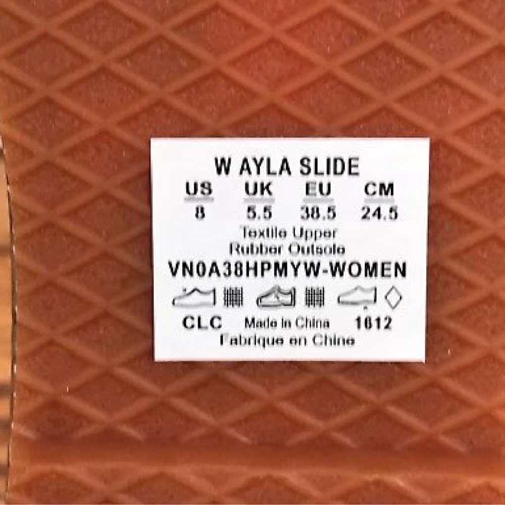 Vans Ayla Suede Bay Slide Sandals Size Women 8* - Picture 6 of 7
